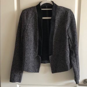 Gap heather gray tuxedo blazer